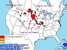 Areas in red are flooding now or will be soon. Areas in red are flooding now or will be soon.