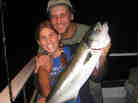 Greenberg and his daughter Tanya fishing Greenberg and his daughter Tanya fishing