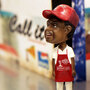 A small figurine of famed counterman J.C. Stroble is shown at The Beacon.