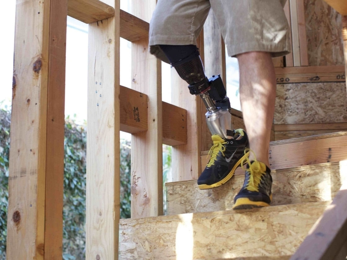 Hugh Herr's PowerFoot BiOM is the first bionic lower leg system that relies on robots to transition users from one step to the next.