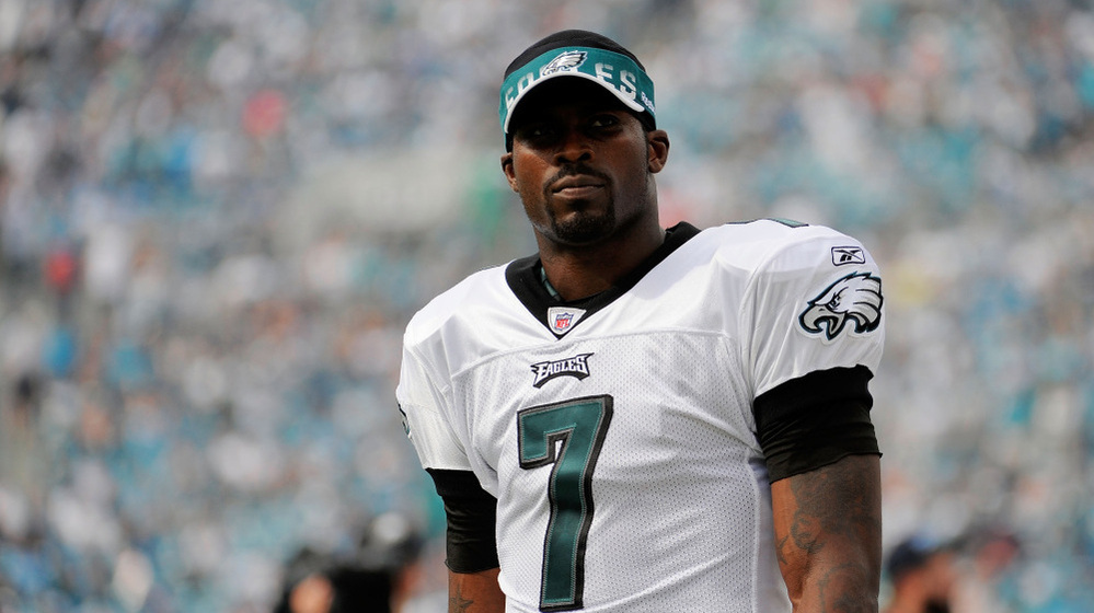 Philadelphia Eagles quarterback Michael Vick during the 2010 season.