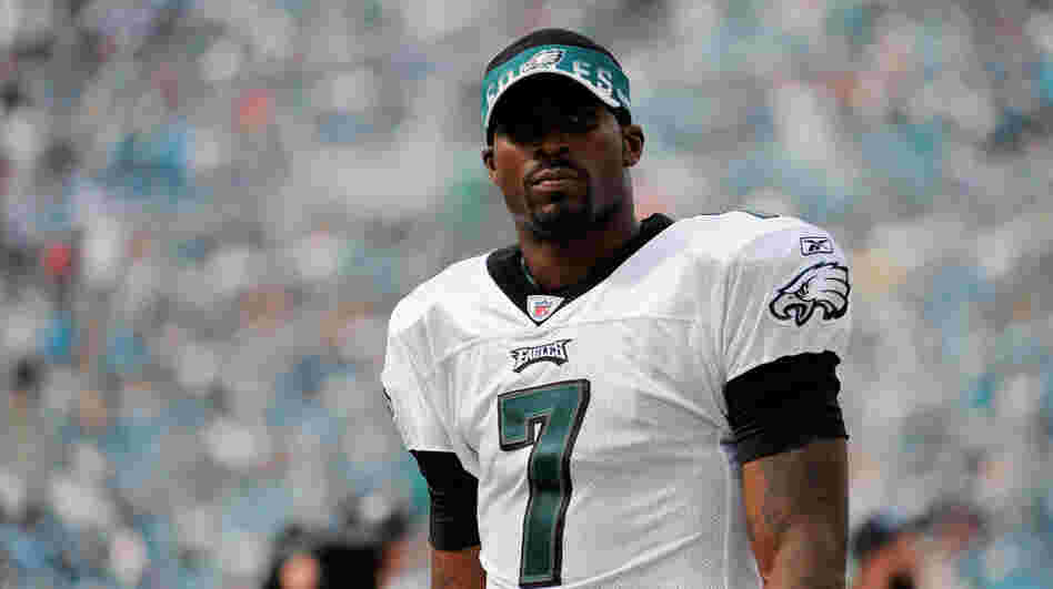 Philadelphia Eagles quarterback Michael Vick during the 2010 season.