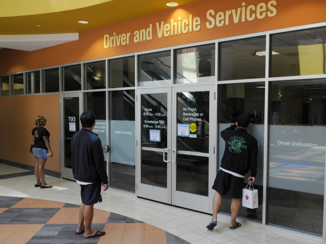 St. Paul's Driver and Vehicle Services Office stayed dark Friday.