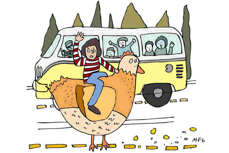 " ... that, 'She's got a ticket to ride' was not 'She's got a chicken to ride.' " 