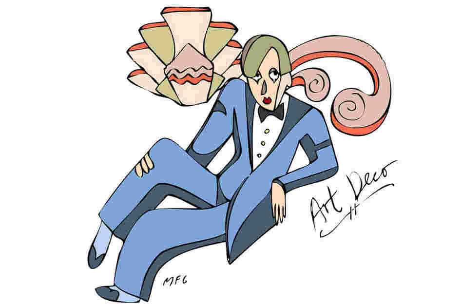 Readers complete the thought: "It took me a while to realize..." "...that Art Deco is not a person." 