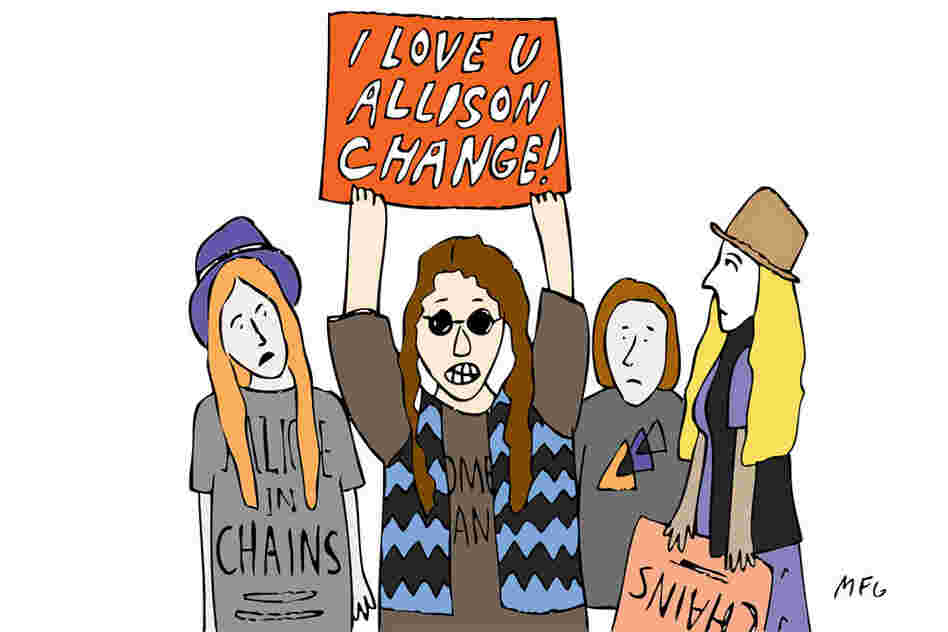 "Thought [the] band Alice in Chains was Allison Change. (And I actually liked them.)" 