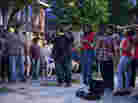 Antoine Batiste (Wendell Pierce) leads his students on a busking adventure in the French Quarter on Treme. Antoine Batiste (Wendell Pierce) leads his students on a busking adventure in the French Quarter on Treme.