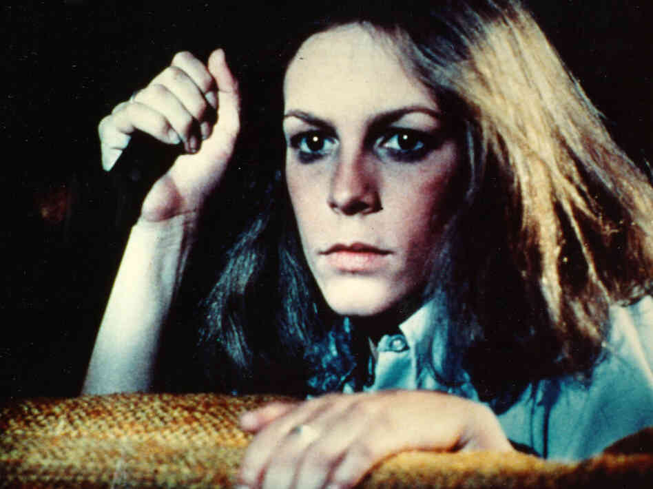 Actress Jamie Lee Curtis starred in John Carpenter's 1978 horror film classic Halloween.