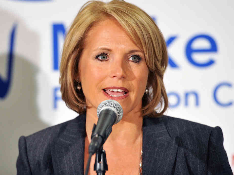 Katie Couric at the "Make That Call" For Colon Cancer Screening campaign launch in New York in March.
