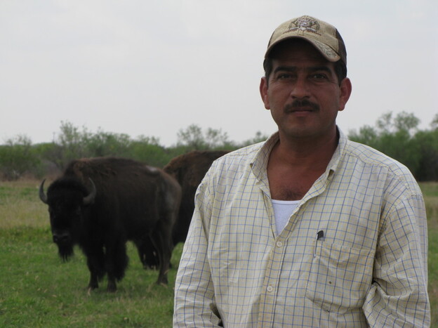 Freddy Longoria is a foreman on a South Texas ranch. He says he hears a lot of stories about spillover border violence that make him worried.