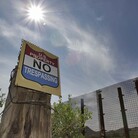 A no trespassing sign is shown at the International border Monday, Aug. 16, 2010 near Naco, Arizona. A no trespassing sign is shown at the International border Monday, Aug. 16, 2010 near Naco, Arizona.