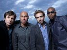 James Farm combines the talents of four in-demand jazz musicians: Matt Penman (from left), Joshua Redman, Aaron Parks, Eric Harland. James Farm combines the talents of four in-demand jazz musicians: Matt Penman (from left), Joshua Redman, Aaron Parks, Eric Harland.