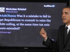 President Obama at a "Twitter Town Hall" at the White House, Juley 6, 2011. President Obama at a "Twitter Town Hall" at the White House, Juley 6, 2011.