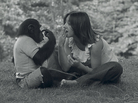 Sign Of The Times: Nim Chimpsky (left) was taught sign language by Columbia University researchers, including student Laura-Ann Petitto, as part of an experiment to prove that nonhumans could learn language. Ultimately, though, the study served to exhibit the failings of his "teachers." Sign Of The Times: Nim Chimpsky (left) was taught sign language by Columbia University researchers, including student Laura-Ann Petitto, as part of an experiment to prove that nonhumans could learn language. Ultimately, though, the study served to exhibit the failings of his "teachers."