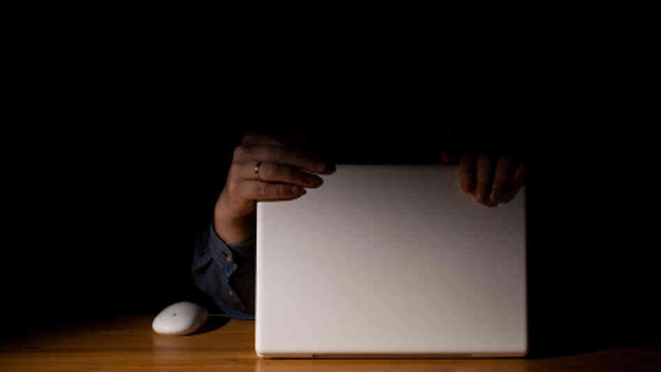 Working in the dark. Working in the dark.