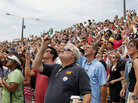 Spectators watch the space shuttle Atlantis lift off from the Kennedy Space Center Friday in Cape Canaveral, Fla. Atlantis is the 135th and final shuttle launch for NASA. Spectators watch the space shuttle Atlantis lift off from the Kennedy Space Center Friday in Cape Canaveral, Fla. Atlantis is the 135th and final shuttle launch for NASA.