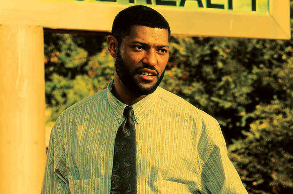 Laurence Fishburne, a 20-year veteran of screen acting, played Tre's father, Furious Styles. Credit: Sony Pictures Home Entertainment
