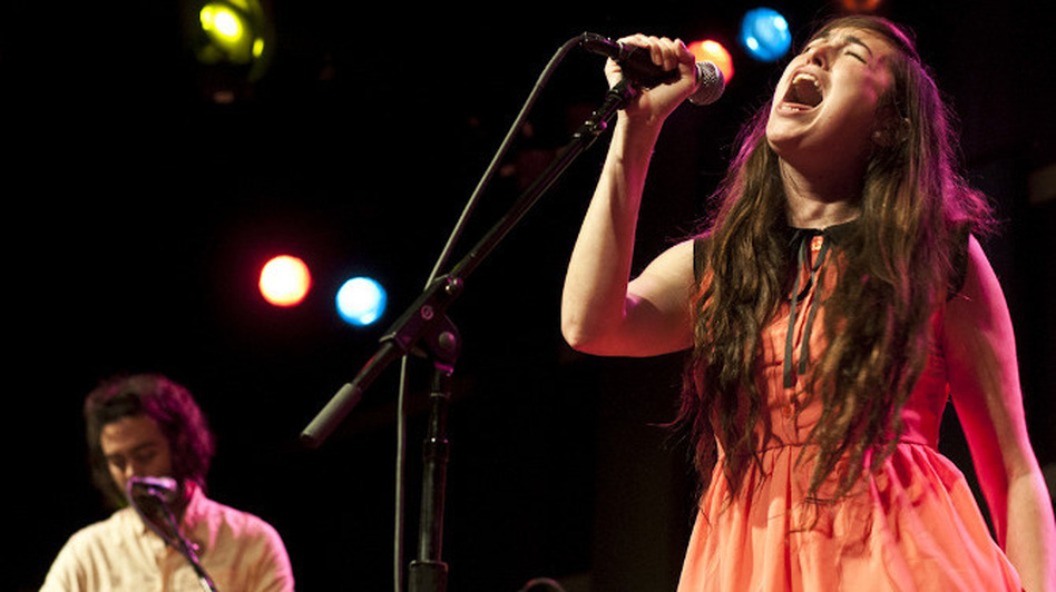 Cults performs at World Cafe Live in Philadelphia.