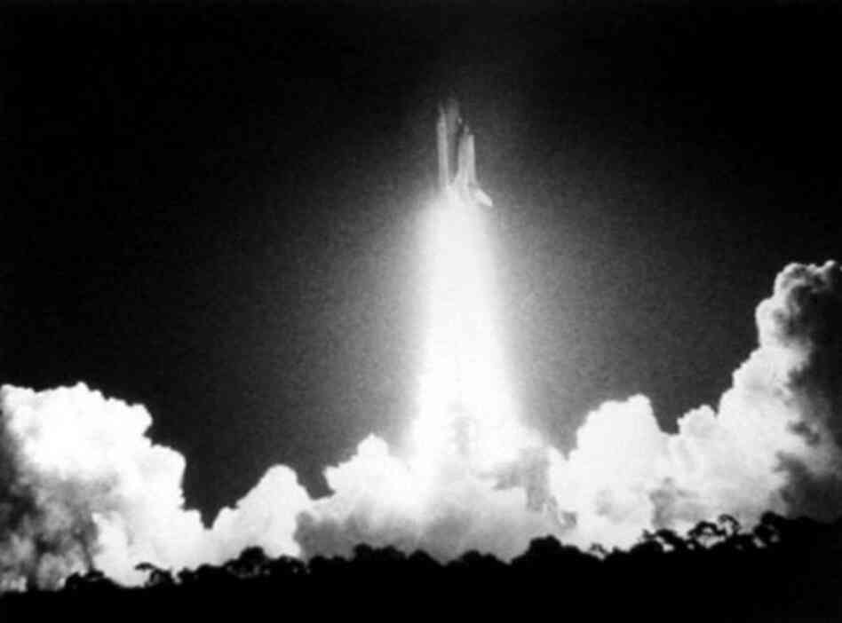 STS-116, Discovery, Dec., 2006:"This is a print I made of the film I shot on the Dec. 2006 launch of Discovery.  It was my family's only launch trip, bringing together two generations of "professional nerds" (both my father and I were military officers and engineers) along with the next generation. My dad and I got a slot for a shuttle launch before I went to Iraq in mid 2005, so this is...