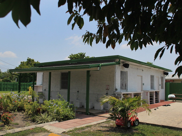 The leader of this Miami Mosque, shown May 14, has been accused of financing terrorism in Pakistan. He has pleaded not guilty.