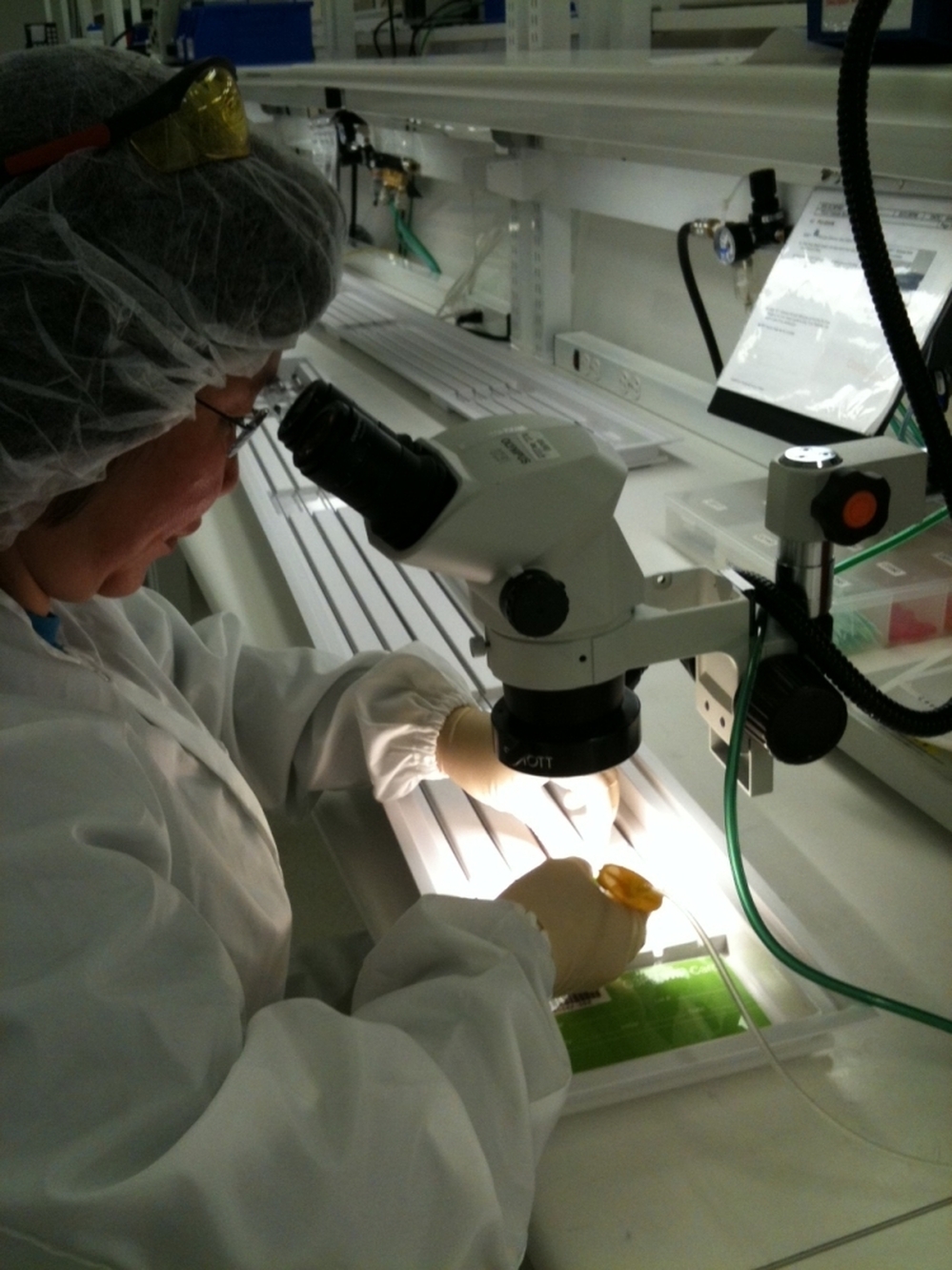 Workers at Pathway Medical Technologies.