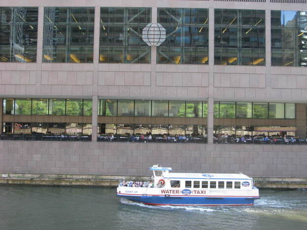 Some of the biggest corporate headquarters in the country are located along the Chicago River.