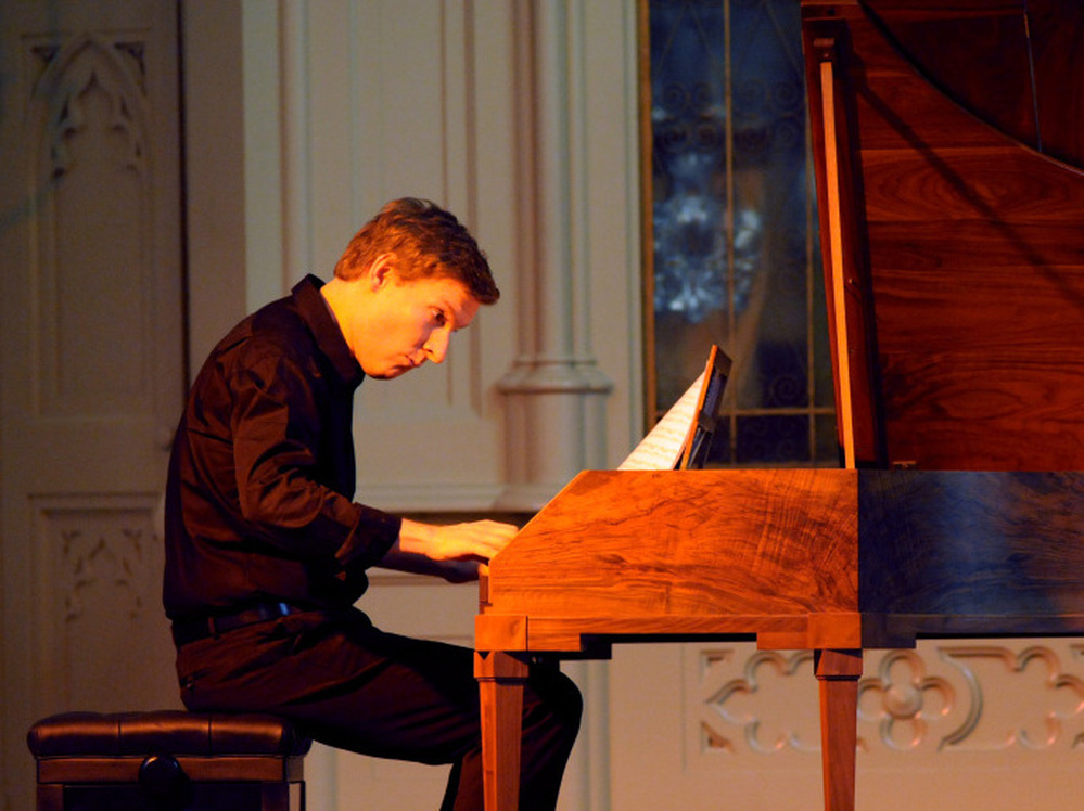 Fortepianist Kristian Bezuidenhout at the Savannah Music Festival 2011.