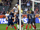Abby Wambach scores the second U.S. goal against France during their FIFA Women's World Cup 2011 semifinal match. The Americans won, 3-1. Abby Wambach scores the second U.S. goal against France during their FIFA Women's World Cup 2011 semifinal match. The Americans won, 3-1.