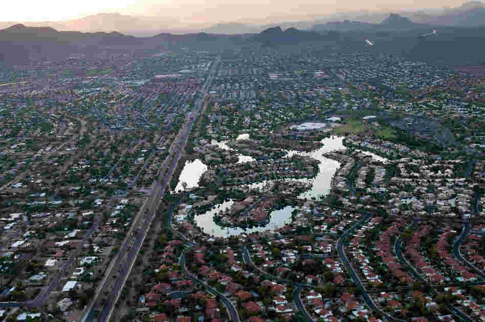 Phoenix is the fifth largest city in United States and was built on 1,200 miles of canals built by the Hohokam, a civilization that collapsed 1,000 years ago when its irrigation systems failed. The modern city takes one-third of its water from the distant river, one-third from tributaries and one-third from diminishing groundwater aquifers, according to McBride's book.