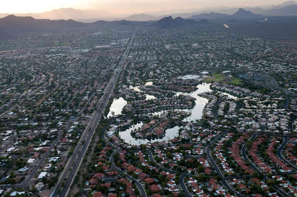 Phoenix is the fifth largest city in United States and was built on 1,200 miles of canals built by the Hohokam, a civilization that collapsed 1,000 years ago when its irrigation systems failed. The modern city takes one-third of its water from the distant river, one-third from tributaries and one-third from diminishing groundwater aquifers, according to McBride's book.