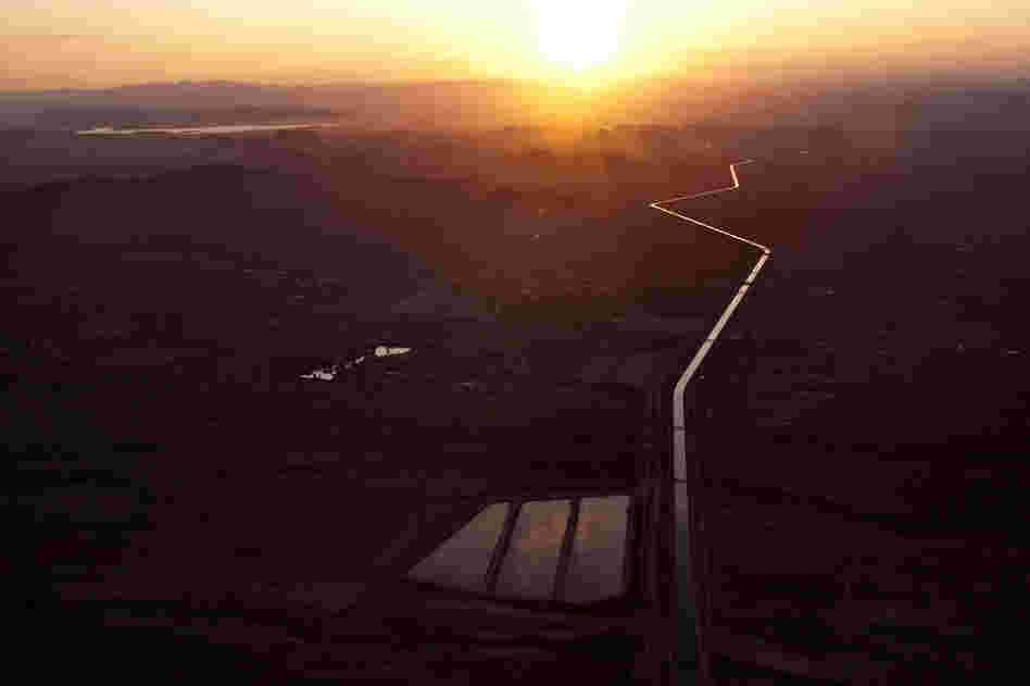 The Central Arizona Project (CAP) brings 1.5 million acre feet of Colorado River water annually to Phoenix and Tucson.