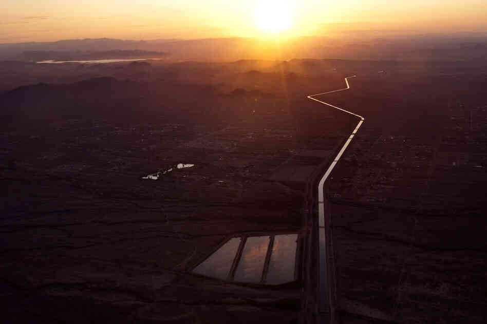 The Central Arizona Project (CAP) brings 1.5 million acre feet of Colorado River water annually to Phoenix and Tucson.