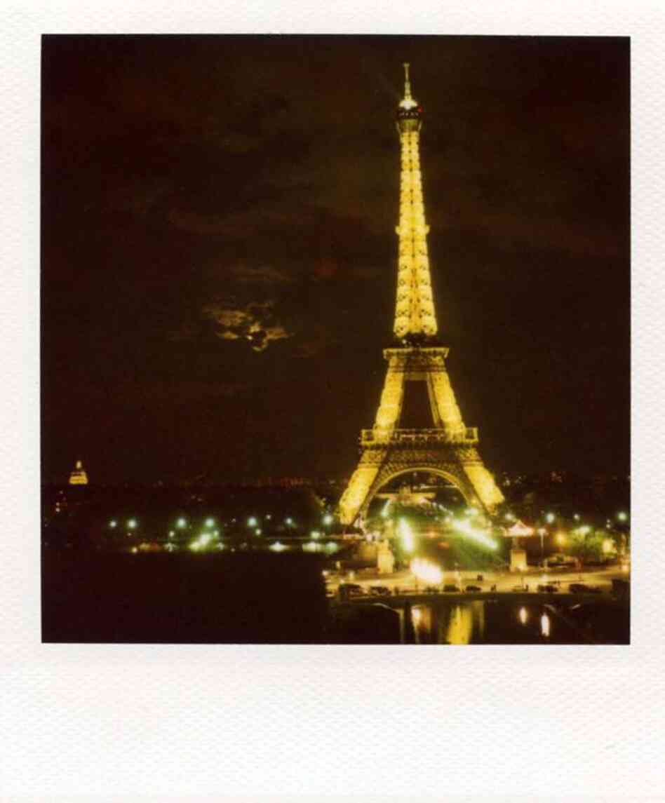 A Polaroid of the Eiffel Tower celebrates Bastille Day and Polaroid Week.