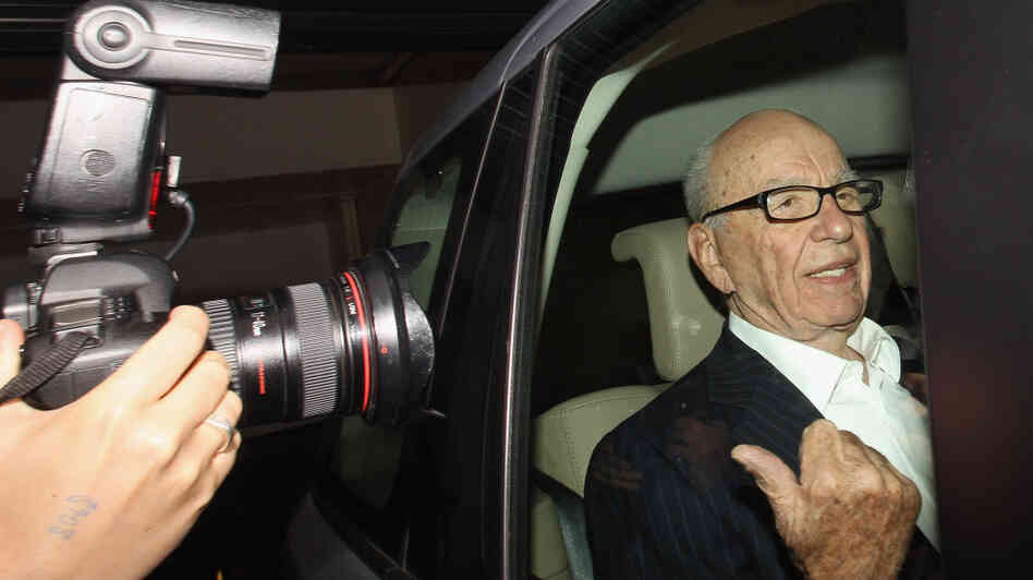 Rupert Murdoch as he left his apartment in London on Tuesday. Rupert Murdoch as he left his apartment in London on Tuesday.