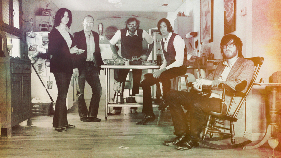 Hear an in-depth interview with Okkervil River's Will Scheff (left) and Patrick Pestorius (center) on today's World Cafe.