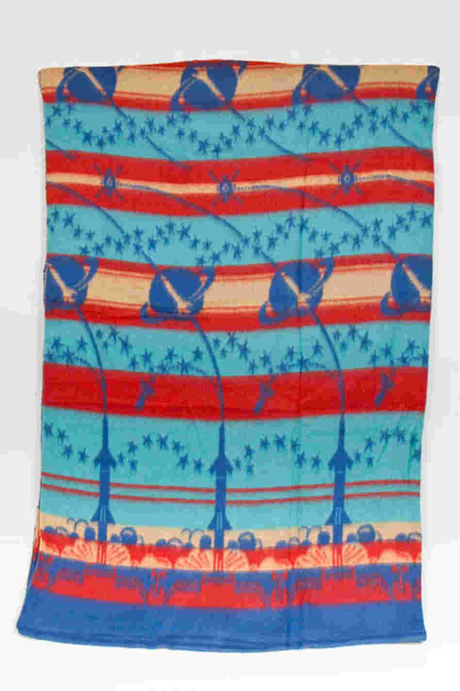 Rocket launch blanket, circa 1965
