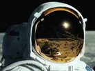 In Transformers: Dark of the Moon, the crew of Apollo 11 lands on the Moon to explore a crashed alien spacecraft. In Transformers: Dark of the Moon, the crew of Apollo 11 lands on the Moon to explore a crashed alien spacecraft.