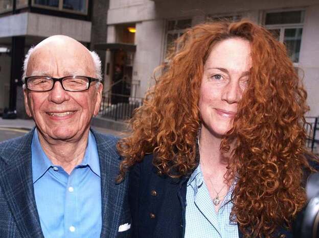 Rupert Murdoch and Rebekah Brooks in London on July 10, 2011.