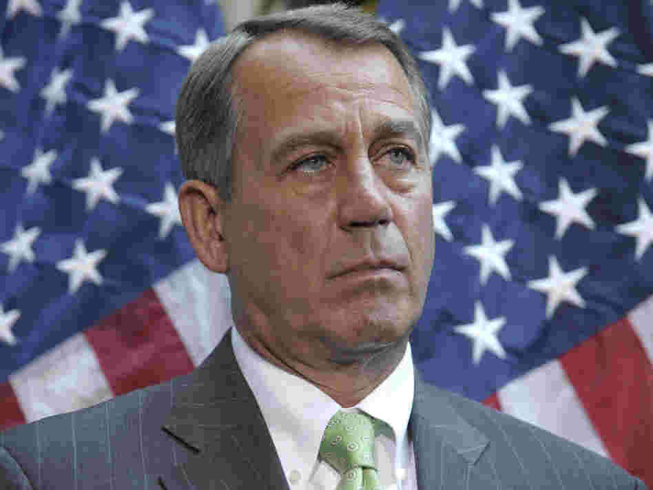 In a December 2010 60 Minutes interview, House Speaker John Boehner told Leslie Stahl that he "rejected" the word compromise.