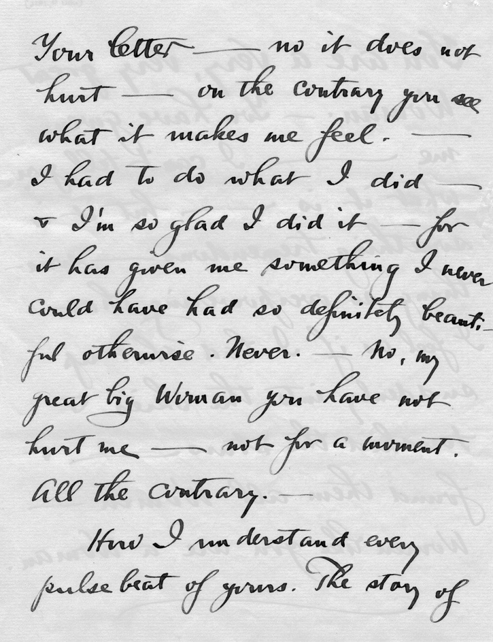 Letter by Alfred Stieglitz, Nov. 4, 1916.