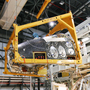 A large section of Discovery's nose, called the forward reaction control system, which helped steer the shuttle while in orbit, was removed in March. The spacecraft will be cleaned and detoxified before being put on display in museums. A large section of Discovery's nose, called the forward reaction control system, which helped steer the shuttle while in orbit, was removed in March. The spacecraft will be cleaned and detoxified before being put on display in museums.