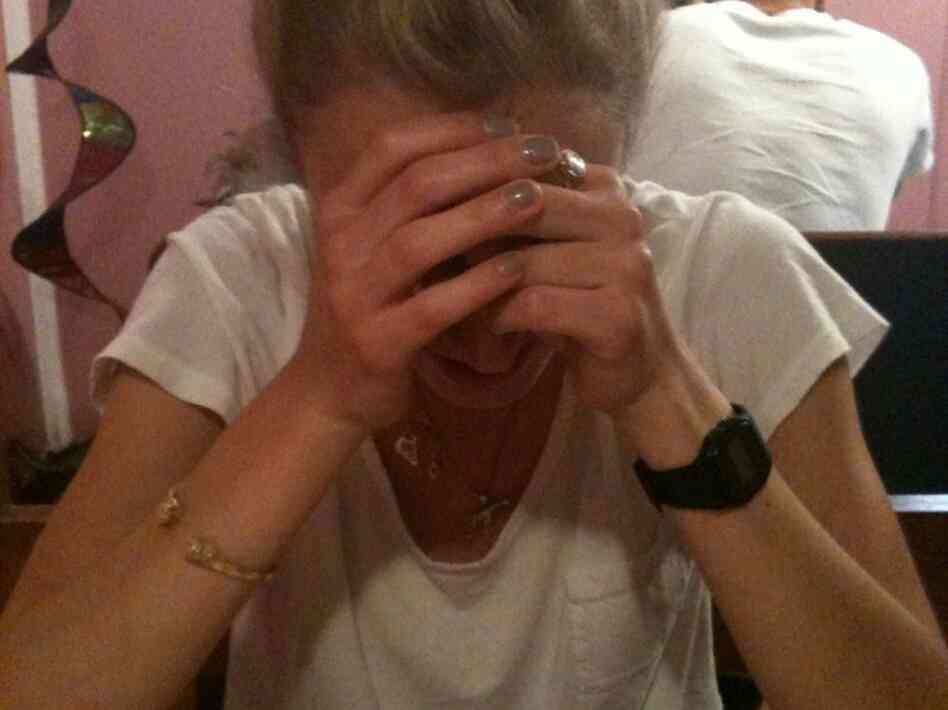 Eva hurts.