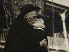 Alfred Stieglitz attached this photograph to a letter for Georgia O'Keeffe, dated July 10, 1929. Below the photograph he wrote, "I have destroyed 300 prints to-day. And much more literature. I haven't the heart to destroy this..." Alfred Stieglitz attached this photograph to a letter for Georgia O'Keeffe, dated July 10, 1929. Below the photograph he wrote, "I have destroyed 300 prints to-day. And much more literature. I haven't the heart to destroy this..."