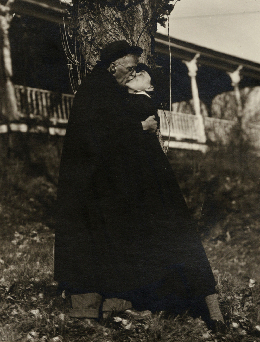 Alfred Stieglitz attached this photograph to a letter for Georgia O'Keeffe, dated July 10, 1929. Below the photograph he wrote, "I have destroyed 300 prints to-day. And much more literature. I haven't the heart to destroy this..."