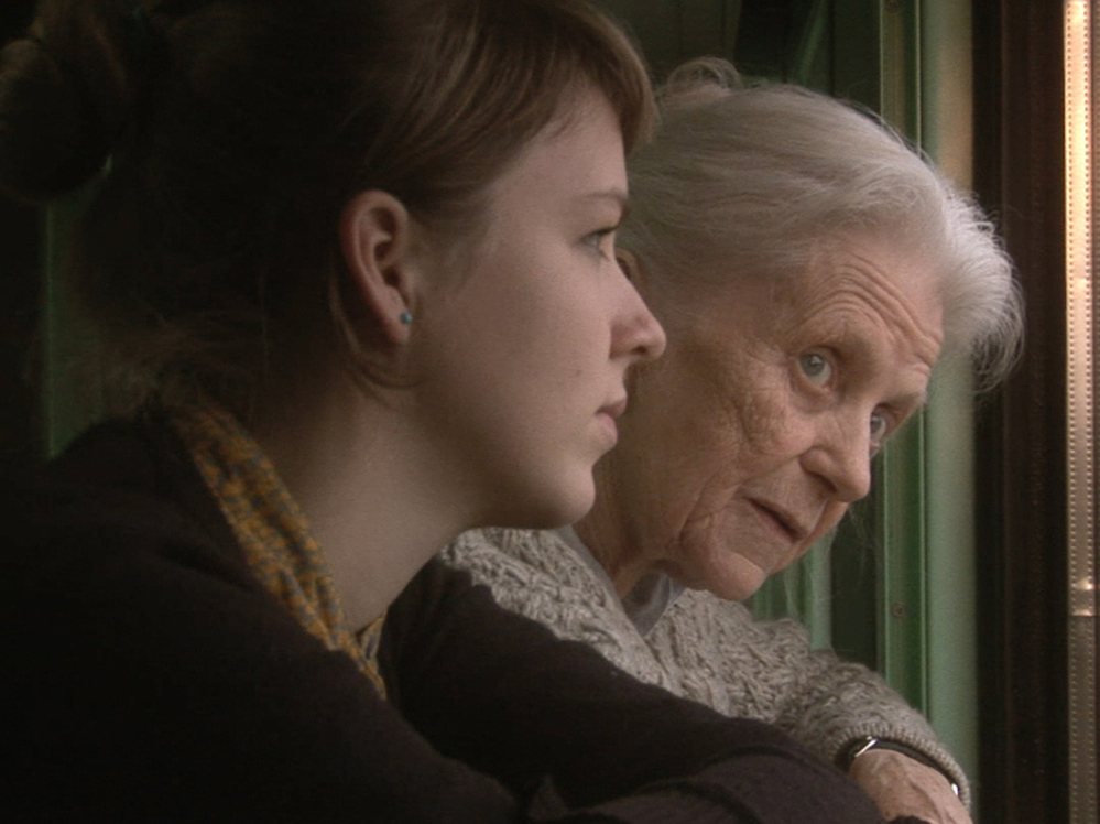 The film follows Geier on her first journey to Ukraine since 1943, but her fading memory proves a difficult obstacle. Her granddaughter Anna Gotte (left) comes along for the ride.