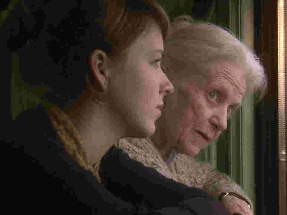 The film follows Geier on her first journey to Ukraine since 1943, but her fading memory proves a difficult obstacle. Her granddaughter Anna Gotte (left) comes along for the ride.