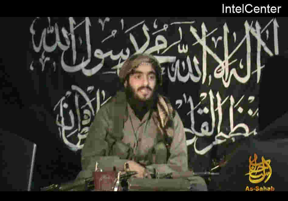 This image provided by IntelCenter on Feb. 28, 2010, shows Humam Khalil Abu-Mulal al-Balawi in a posthumous video message posted on extremist websites. The al-Qaida double agent killed seven CIA operatives when he set off the 30-pound bomb strapped to his body at a fortified base in Afghanistan near the Pakistani border in December 2009.
