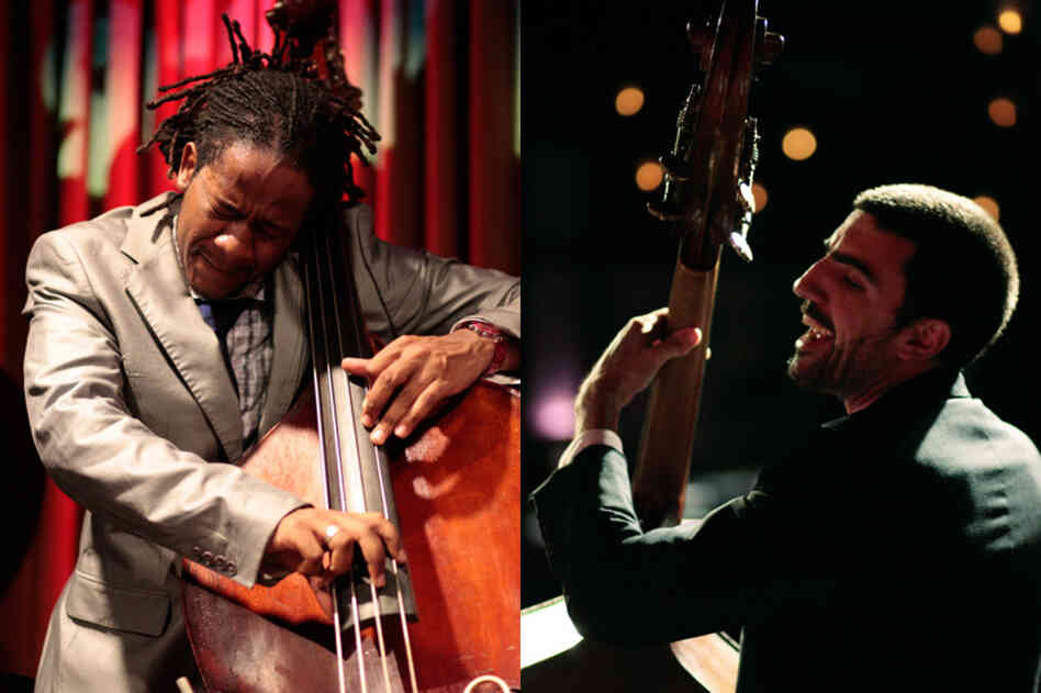 Ben Williams (left) and Pedro Giraudo lead their bands at 92Y Tribeca.