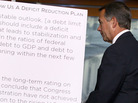 House Speaker John Boehner leaves a news U.S. Capitol news conference, July 19, 2011. House Speaker John Boehner leaves a news U.S. Capitol news conference, July 19, 2011.