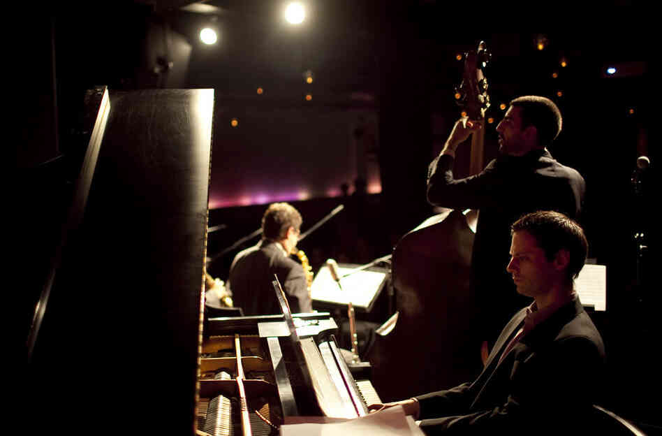 Pianist Adam Birnbaum with Pedro Giraudo.